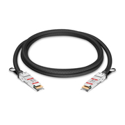 2.5m (8ft) 400G QSFP-DD Passive Direct Attach Copper Twinax Cable for FS Switches This picture is about 1.