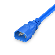 6ft (1.8m) IEC60320 C14 to IEC60320 C21 Heavy-Duty 14AWG 250V/15A Power Cord, Blue This picture is about 3.