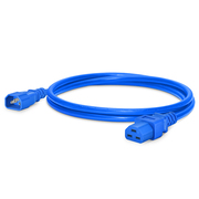 6ft (1.8m) IEC60320 C14 to IEC60320 C21 Heavy-Duty 14AWG 250V/15A Power Cord, Blue This picture is about 2.