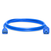 6ft (1.8m) IEC60320 C14 to IEC60320 C21 Heavy-Duty 14AWG 250V/15A Power Cord, Blue This picture is about 1.