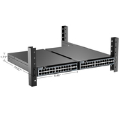 S3240C-24T, 24-Port Ethernet L2+ Compact Half-Width Switch, 24 x Gigabit RJ45, with 4 x 10Gb SFP+ Uplinks This picture is about S3240C-24T组装图.