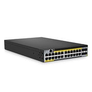 S3240C-24P, 24 Porte Gigabit Ethernet L2+ PoE+ Switch, 24 x PoE+ Porte@380W, con 4 x 10Gb SFP+ Uplink Questa immagine riguarda /.