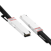 1m (3ft) NVIDIA/Mellanox MCA4K00-X001 Compatible 1.6T OSFP Flat Top InfiniBand XDR Active Direct Attach Copper Twinax Cable This picture is about 1.