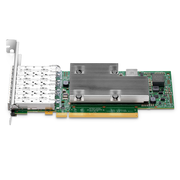 Broadcom® BCM957504-P425G イーサネットネットワークインターフェイスカード、P425G 25GbE クアッドポート SFP28、PCIe 4.0 x16、標準 & ロープロファイル この写真はP425Gに関するものです。