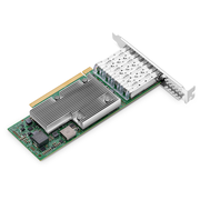 Broadcom® BCM957504-P425G イーサネットネットワークインターフェイスカード、P425G 25GbE クアッドポート SFP28、PCIe 4.0 x16、標準 & ロープロファイル この写真はP425Gに関するものです。