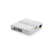 S3100-8TMS-P, 8-Port Gigabit Ethernet L2+ PoE+ Switch, 6 x PoE+ Ports, 2 x 5Gb PoE+ Ports@125W, 2 x 1Gb RJ45, with 2 x 10Gb SFP+ Uplinks, Broadcom Chip, Fanless<br/> This picture is about 4.