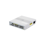 S3100-16TMS-P, 16-Port Gigabit Ethernet L2+ PoE+ Switch, 6 x PoE+ Ports, 2 x 5Gb PoE+ Ports@125W, 10 x 1Gb RJ45, with 2 x 10Gb SFP+ Uplinks, Broadcom Chip, Fanless<br/> This picture is about 2.
