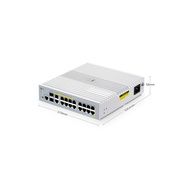S3100-16TMS-P, 16-Port Gigabit Ethernet L2+ PoE+ Switch, 6 x PoE+ Ports, 2 x 5Gb PoE+ Ports@125W, 10 x 1Gb RJ45, with 2 x 10Gb SFP+ Uplinks, Broadcom Chip, Fanless<br/> This picture is about 8.