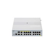 S3100-16TMS-P, 16-Port Gigabit Ethernet L2+ PoE+ Switch, 6 x PoE+ Ports, 2 x 5Gb PoE+ Ports@125W, 10 x 1Gb RJ45, with 2 x 10Gb SFP+ Uplinks, Broadcom Chip, Fanless<br/> This picture is about 3.