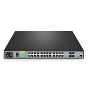 IES3110-24TF, 24-Port Gigabit Ethernet L2+ Managed Industrial Switch, 24 x 10/100/1000BASE-T, with 4 x 1Gb Combo, -40 to 75°C Operating Temperature This picture is about 138515-1.
