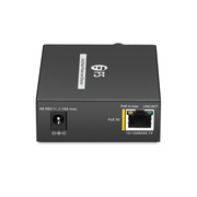 IES1100W-2PD, 1 Porta 10/100M Fast Ethernet Long Reach PoE su Iniettore Coassiale, 1 x PoE+ Ingresso a 1 x BNC Femmina Uscita, -20 a 70°C Temperatura Operativa Questa immagine riguarda 2.