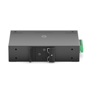 産業用マネージド 1x 10/100/1000Base-TイーサネットRJ45 to 1x 100/1000/2500Base-X イーサネットSFP ギガビットイーサネットメディアコンバーター、アメリカンプラグ規格 この写真はIMMC-1F1Tに関するものです。