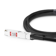 Cable eléctrico activo de cobre 800G OSFP compatible genérico (1m/3ft, Finned Top a 2 x 400G OSFP Flat Top, Breakout) Esta imagen trata sobre OSFP-800G-2OFLAE01.