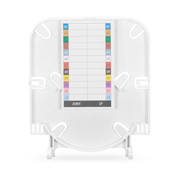 12 Fibers Fusion Splice Tray, ABS Plastic, 0.39''x4.33''x5.12'', Suitable for FS-S010-1O4R-6-12F This picture is about 5.
