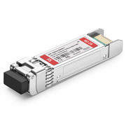 Arista Networks Compatible 10GBASE-BX BiDi SFP+ 1550nm-TX/1490nm-RX 80km DOM Simplex LC/UPC SMF Optical Transceiver Module (Industrial) This picture is about 1.