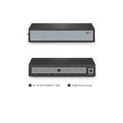 S1900-8T 8ポート ギガビット イーサネットL2アンマネージドスイッチ(金属、ファンレス、デスクトップ/ウォールマウント) この写真はS1900-8Tに関するものです。