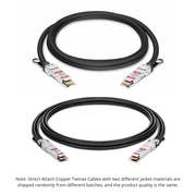 1m (3ft) Arista Networks CAB-D-D-400G-1M Compatible 400G QSFP-DD Passive Direct Attach Copper Twinax Cable This picture is about 材质对比.