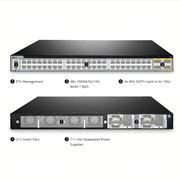 S5850-48T4Q, 48-Port Ethernet L3 Switch, 48 x 10GBASE-T, with 4 x 40Gb QSFP+, Support MPLS&MLAG This picture is about S5850-48T4Q.