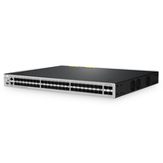 S5810-48FS, 48-Port Gigabit Ethernet L3 Switch, 48 x 1Gb SFP, with 4 x 10Gb SFP+ Uplinks, Stackable Switch, Broadcom Chip This picture is about S5810-48FS ,右视角.