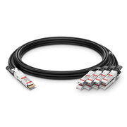 0.5m (2ft) NVIDIA/Mellanox Compatible 200G QSFP-DD to 8 x 25G SFP28 Ethernet Passive Direct Attach Copper Breakout Cable This picture is about 1.