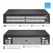 S5590-64C, 64-Port Ethernet L3 Switch , 64 x 100Gb QSFP28, PicOS®, Broadcom Tomahawk 2 Chip この写真はS5590-64Cに関するものです。