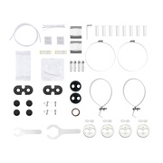 240 Fibers 1In-4Out Dome Fiber Optic Splice Closure, Mechanical Seal, with 1 Pre-installed Fusion Splice Tray This picture is about 6.