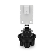 240 Fibers 1In-4Out Dome Fiber Optic Splice Closure, Mechanical Seal, with 1 Pre-installed Fusion Splice Tray This picture is about 4.
