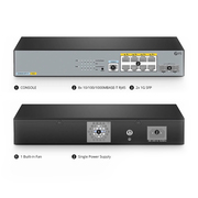 S2805S-8TF-P, 8-Port Gigabit Ethernet L2 Smart Managed PoE+ Switch, 8 x PoE+ Ports @140W, with 2 x 1Gb SFP Uplinks This picture is about 1.