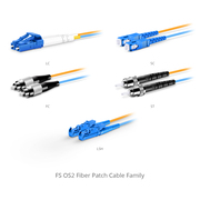 Customized 2 Fibers Single Mode (OS2) LC/SC/FC/ST/LSH Indoor Flat