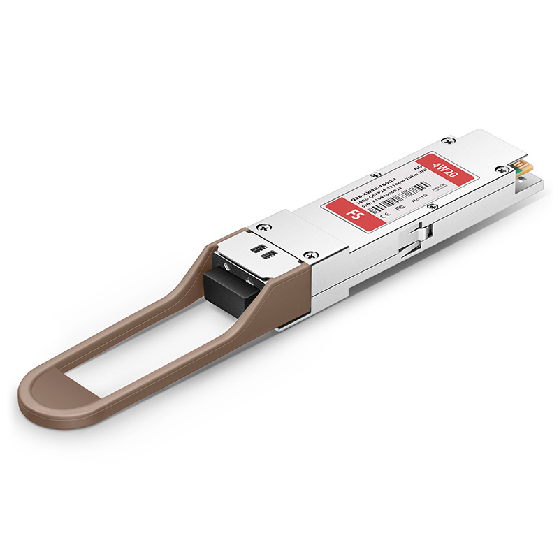 HW Compatible 100GBASE-4WDM-20 QSFP28 1310nm 20km Industrial DOM Duplex LC SMF Optical Transceiver Module