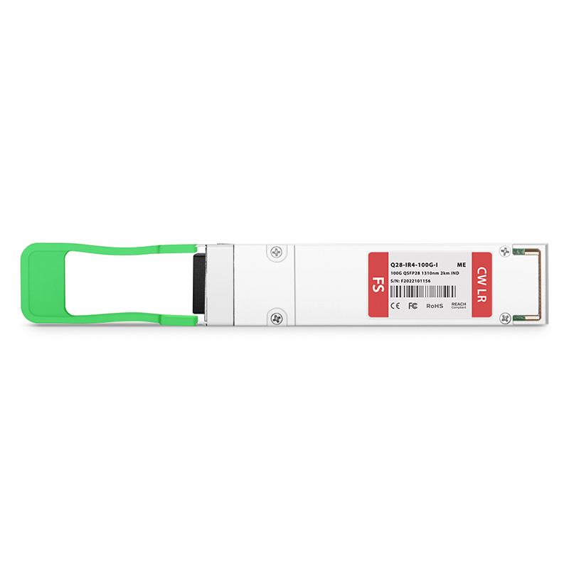 FS for Mellanox Compatible 100GBASE-CWDM4 QSFP28 1310nm 2km Industrial DOM Duplex LC SMF Optical Transceiver Module