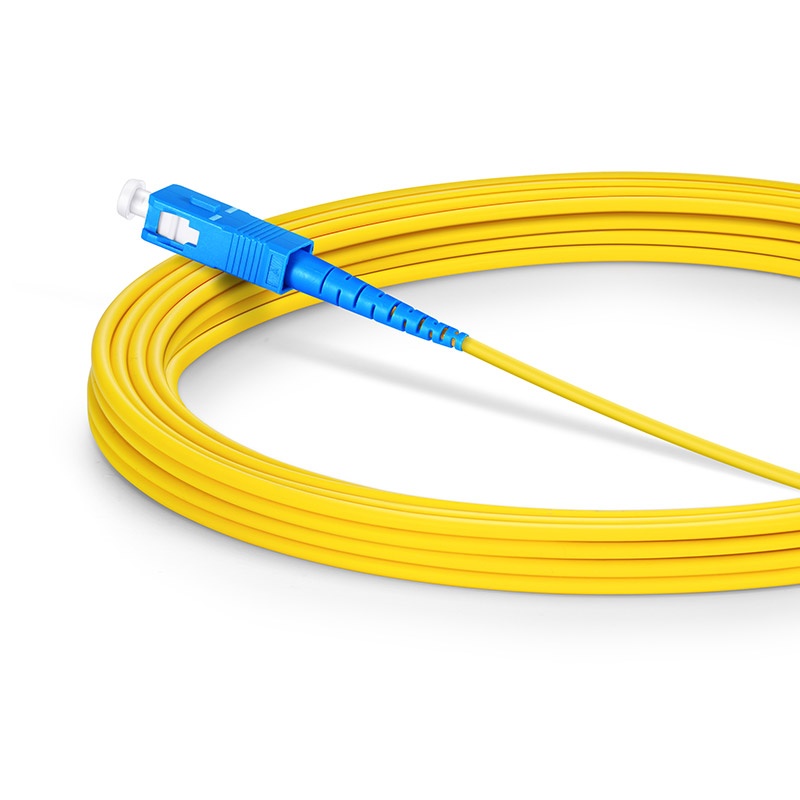 5M 16ft SC/APC To SC/APC Single Mode Simplex Fiber Optic Internet Patch Cable