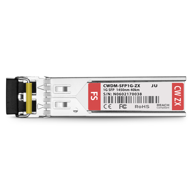 Juniper Networks SFP-GE40KCW1450-ET Compatible 1000BASE-CWDM SFP 1450nm 40km DOM Duplex LC SMF Transceiver Module For Transmission