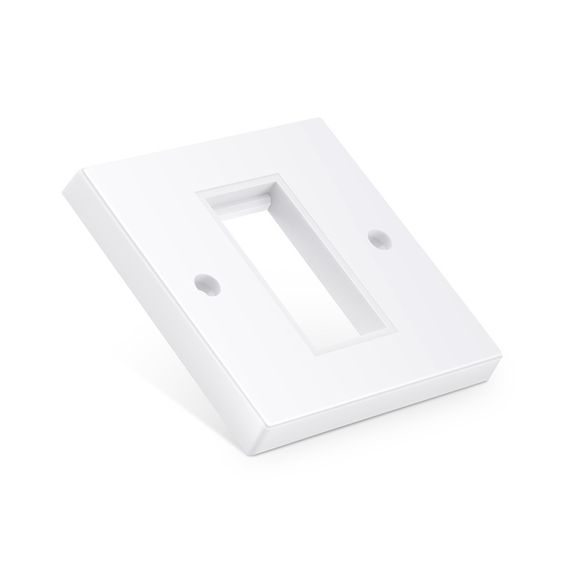 Placa Frontal Keystone De Banda única, Bolsillos Para Etiquetas, 1