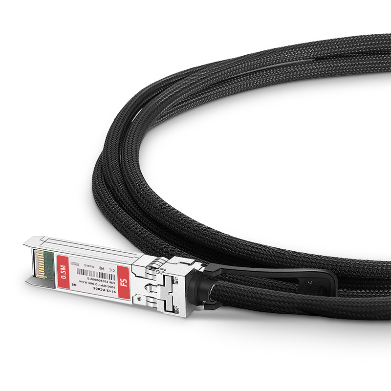 Green SFP+ Cable, 10G SFP+ DAC, 0.25M(0.82ft), Passive Direct Attach