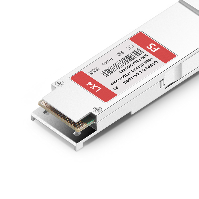 Arista Compatible 100GBASE-LX4 QSFP28 1310nm 2km/100m OS2/OM4 DOM ...