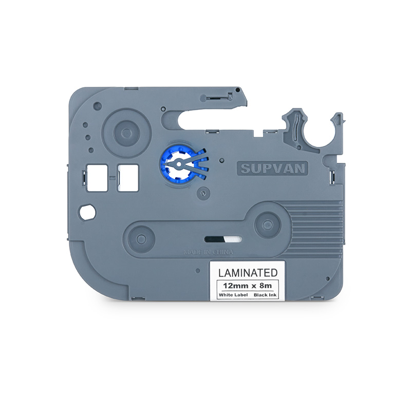 Label Maker Tape, SUPVAN LP5125M Adapted, 0.47" x 26.25' (12mm x 8m