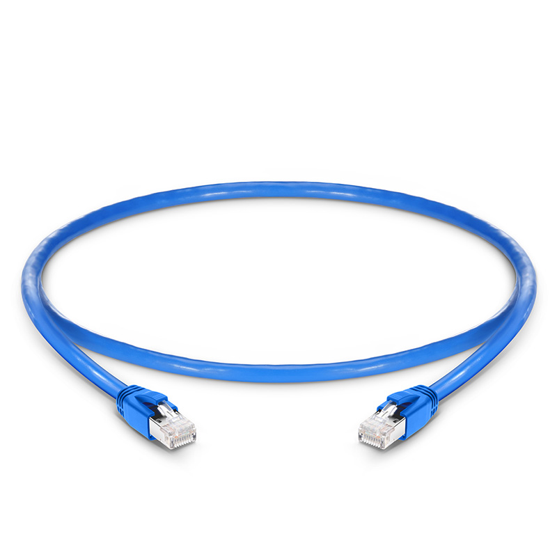 1ft (0.3m) Cat6a 23AWG Snagless Shielded (F/FTP) LSZH Ethernet Network ...