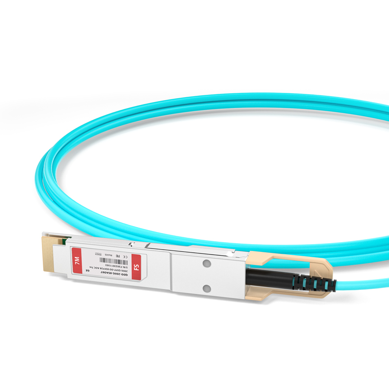 naa25様確認用 7m(23ft) 汎用互換 200G QSFP-DD ～ 8x 25G SFP28アクティブ光ブレイク