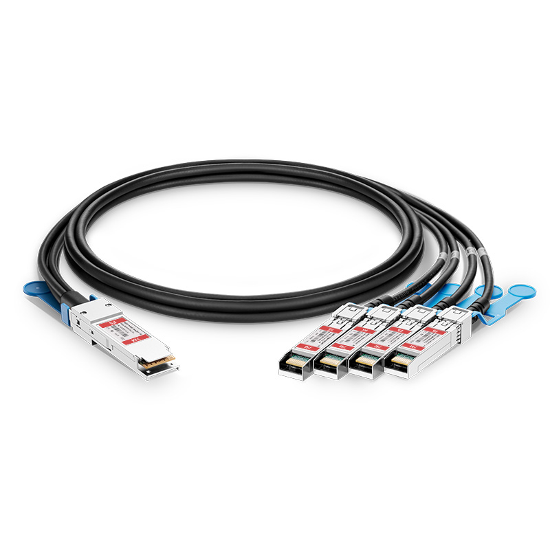 7m (23ft) Arista Networks Compatible 100G QSFP28 to 4 x 25G SFP28 Active Direct Attach Copper Breakout Cable This picture is about 1.