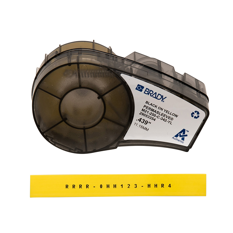 Etiquetas termorretráctil con cinta, 0.25in.Dia, para impresoras M210/M211