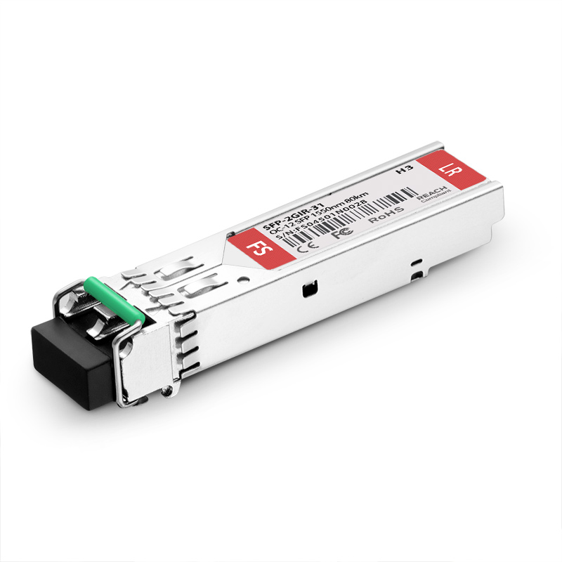HPE H3C JF831A Compatible OC-12/STM-4 LR-2 SFP 1550nm 80km DOM Duplex LC SMF Optical Transceiver Module This picture is about 1.