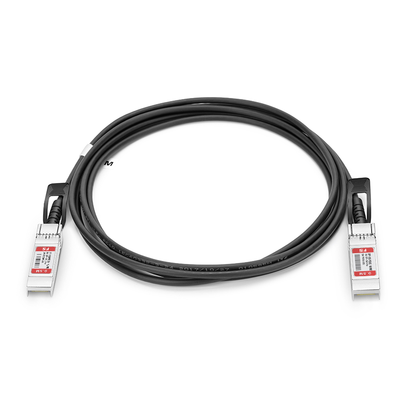0.5m (2ft) NVIDIA/Mellanox MC3309130-00A Compatible 10G SFP+ Ethernet Passive Direct Attach Copper Twinax Cable This picture is about 1.