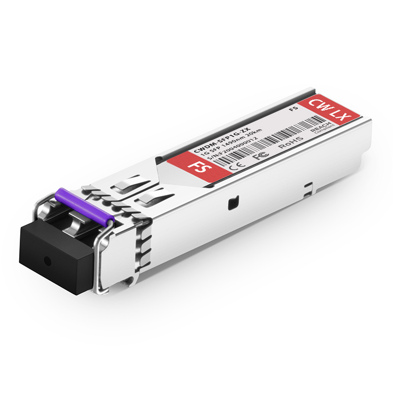 、 FS 1000BASE-CWDM SFP (mini-GBIC) 1490nm 20km Transceiver