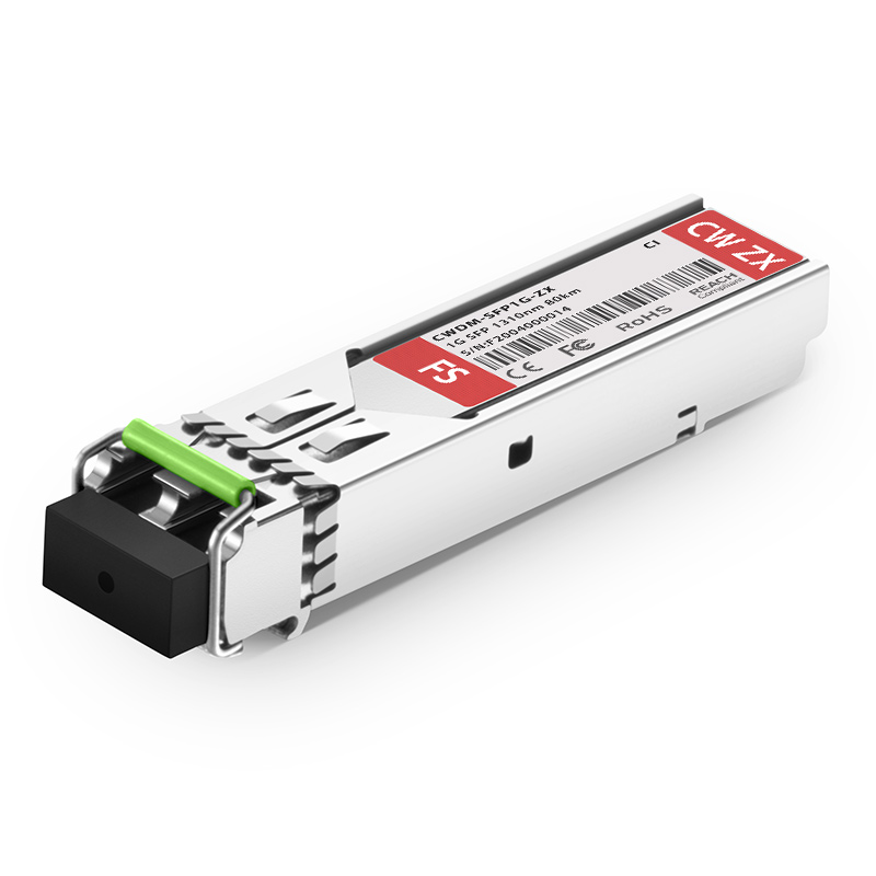 Ciena CWDM-SFP8-1310 Compatible SFP 1000BASE-CWDM 1310nm 80km DOM Duplex LC/UPC SMF Optical Transceiver Module for Transmission This picture is about CI.