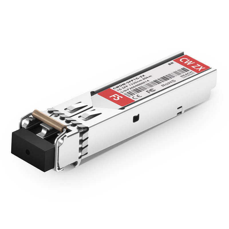 Brocade E1MG-CWDM80-1330 Compatible SFP 1000BASE-CWDM 1330nm 80km DOM Duplex LC/UPC SMF Optical Transceiver Module for Transmission This picture is about BR.