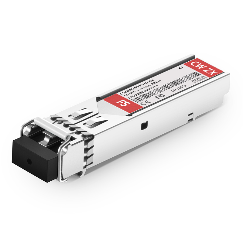 Ciena CWDM-SFP8-1390 Compatible SFP 1000BASE-CWDM 1390nm 80km DOM Duplex LC/UPC SMF Optical Transceiver Module for Transmission This picture is about CI.
