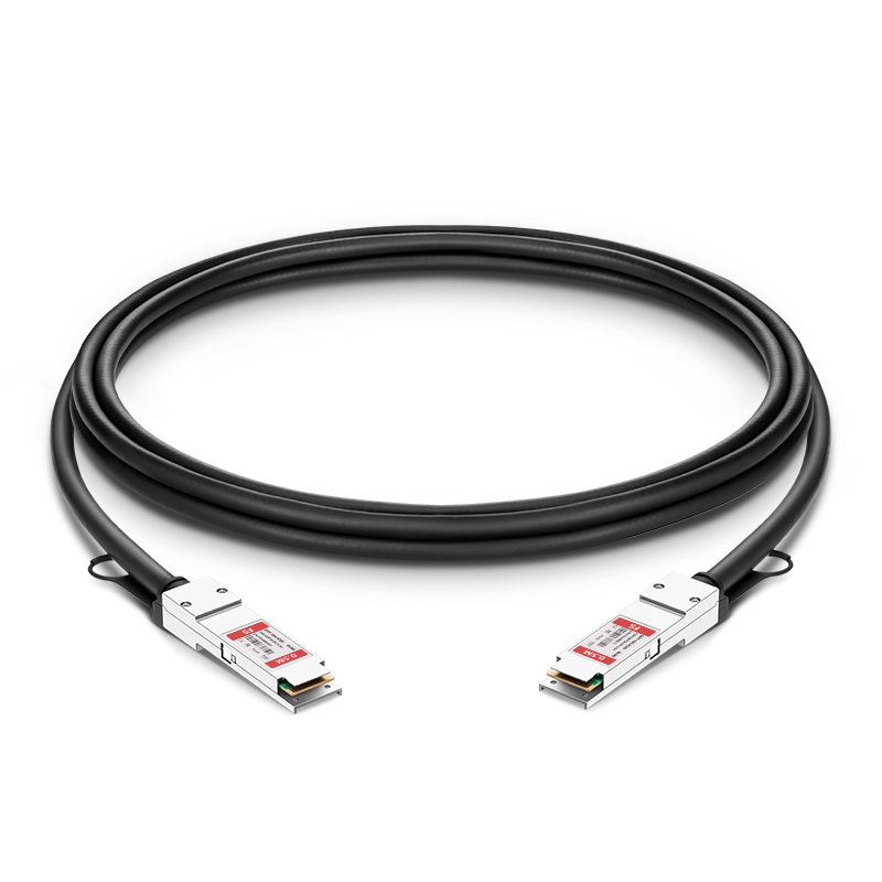 0.5m (2ft) NVIDIA/Mellanox MCP1600-C0005 Compatible 100G QSFP28 Ethernet Passive Direct Attach Copper Twinax Cable This picture is about 1.
