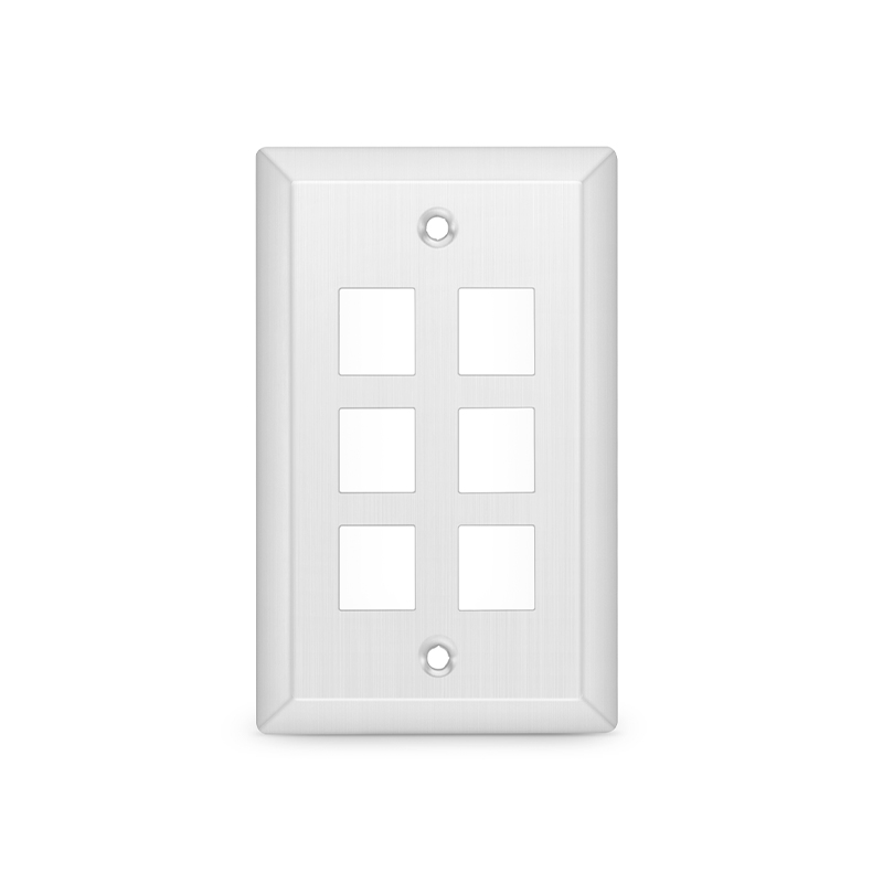 jk01vzページ Three Ports Keystone Single Gang Wall Plate - FS.com