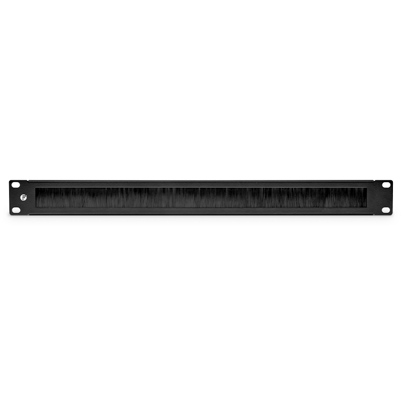 Blanking Pass Through Panel for Horizontal Cable Manager, Black, 1-Pack